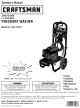 CRAFTSMAN 580.752241 Operator's Manual