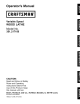 CRAFTSMAN 351.217150 Operator's Manual