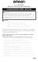Omron MicroAir NE-U22V Cleaning Instructions