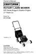 CRAFTSMAN 917.371320 Owner's Manual
