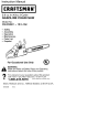 CRAFTSMAN 358.350601 Instruction Manual