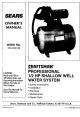 CRAFTSMAN 390.252158 Owner's Manual