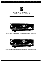 Parasound HCA-1203A Owner's Manual