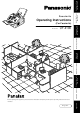 Panasonic Panafax UF-4100 Operating Instructions Manual