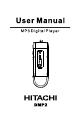 Hitachi DMP2 User Manual