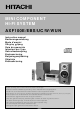 Hitachi AXF100E Instruction Manual