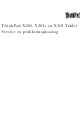 Lenovo ThinkPad X201 Tablet Service En Probleemoplossing