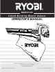 Ryobi RGBV3100 Operator's Manual
