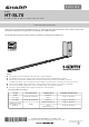 Sharp HT-SL70 Operation Manual