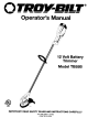 Troy-bilt TB55B Operator's Manual