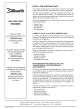DANBY Silhovette DWC282BL Owner's Manual