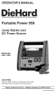 DIEHARD Portable Power 950 Operator's Manual