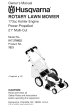 HUSQVARNA 917.376822 Owner's Manual