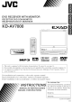 JVC EXAD KD-AV7000 Instructions Manual