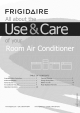 FRIGIDAIRE FAK085T7V1 Use & Care Manual