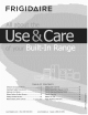 FRIGIDAIRE CPDS3085KF1 Use & Care Manual