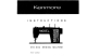 Kenmore 1203 Instructions Manual