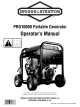 Briggs & Stratton PRO1000 Operator's Manual