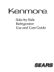Kenmore 5969535680 Use And Care Manual