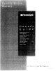 FRIGIDAIRE Tumble Action Washer Owner's Manual
