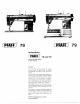 PFAFF 78 Instructions Manual
