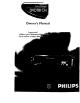 Philips DVD781CH Owner's Manual