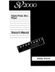 Philips SV2000 SVD100 Owner's Manual
