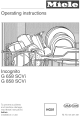 MIELE G 658 SCVI OPERATING INSTRUCTIONS MANUAL Pdf Download | ManualsLib