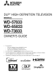 Mitsubishi WD-57833 Owner's Manual