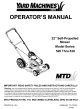 Yard Machines 12A-526L062 Operator's Manual