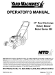 Yard Machines 580 Series Operator's Manual