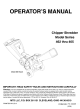 MTD 463 Operator's Manual