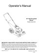 MTD 12A-528F731 Operator's Manual