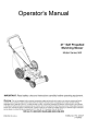 MTD 560 Series Operator's Manual
