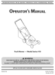 MTD 11A-419Q229 Operator's Manual