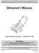 MTD 2N1 Operator's Manual