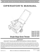 MTD 230 Operator's Manual
