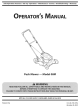 MTD 11A-08MB000 Operator's Manual