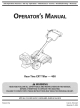 MTD 21AA40M1052 Operator's Manual