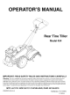 MTD 21AB454E730 Operator's Manual