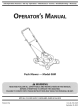 MTD 11A-08M5229 Operator's Manual