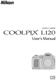 Table Of Contents - Nikon COOLPIX L120 Quick Start Manual [Page 34
