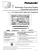 Panasonic PT-43LC14 Operating Instructions Manual