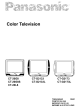 Panasonic CT-G2173 Manual