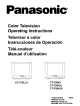 Panasonic CT-F2943 Operating Instructions Manual
