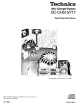 Technics SC-CH717 Operating Instructions Manual