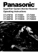 Panasonic SuperFlat CT-F3394 Operating Instructions Manual