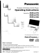 Panasonic DVD-LV70 Operating Instructions Manual