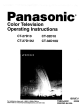 Panasonic CT-32D10 Operating Instructions Manual