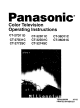 Panasonic CT-27D31C Operating Instructions Manual